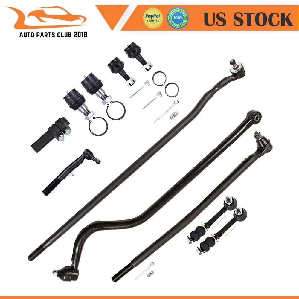 Front Track Bar Drag Link Tie Rod End for Dodge Ram 2500 3500 HD (1998–1999)