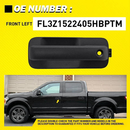 Exterior Door Handle Front Left for Ford F150 (2015–2020) - Smooth Black