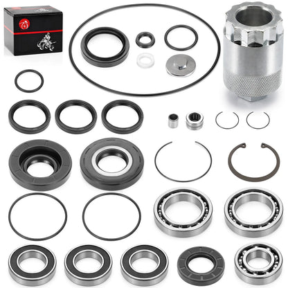 Rear Differential Seal and Bearing Kit w/Nut Tool for Honda Recon 250 2002-2023