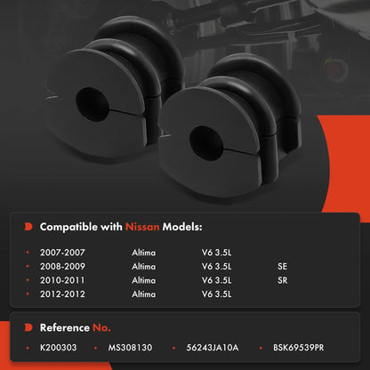 Rear Sway Bar Link Bushings - 2 Pack for Nissan Altima 2007-2012