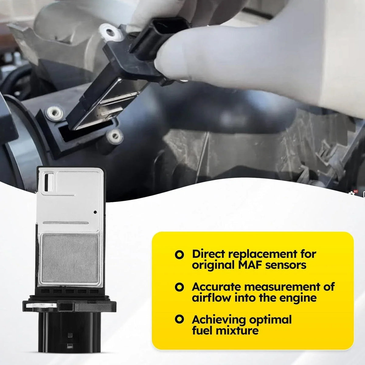 Mass Air Flow Sensor MAF for Nissan Infiniti G35 G37 2007-2015