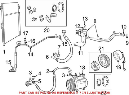 A/C Line O-Ring for Dodge Durango (OEM)