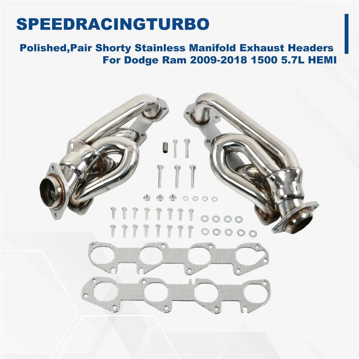 Exhaust Header Shorty for Dodge Ram 1500 HEMI 5.7L (2009–2018)