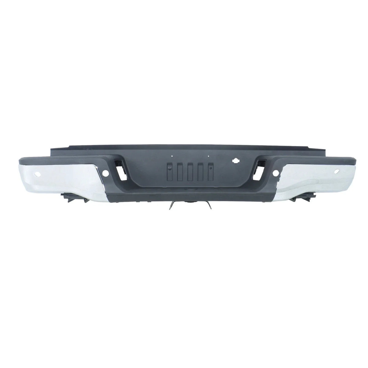Park Aid Chrome Rear Step Bumper Assembly for 2019-2023 Ford Ranger