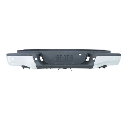 Park Aid Chrome Rear Step Bumper Assembly for 2019-2023 Ford Ranger