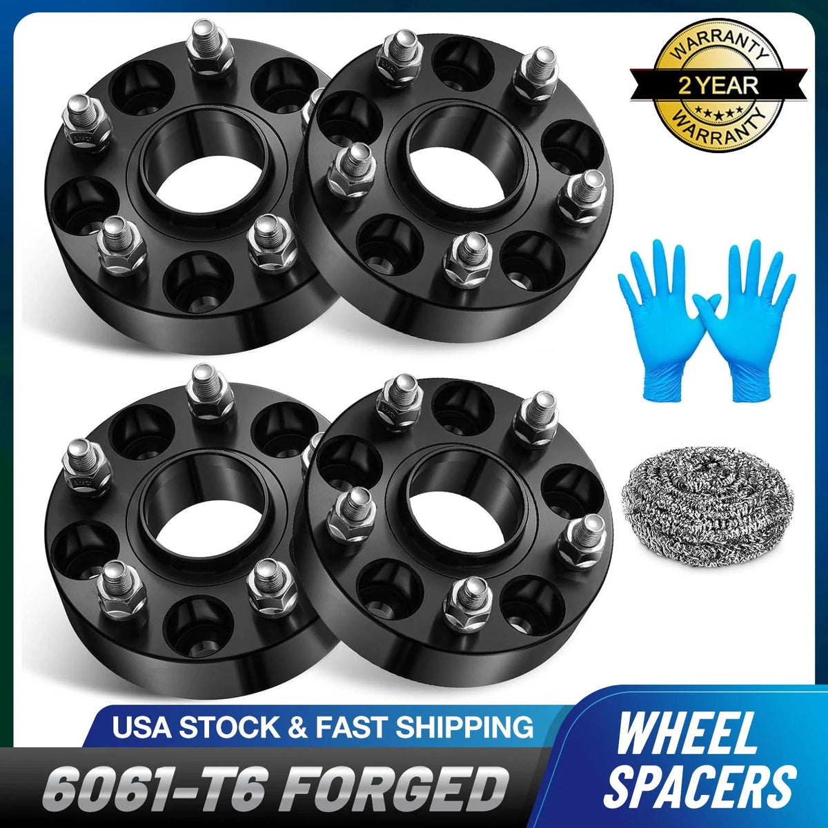 Set of 4 Wheel Spacers 15mm for Toyota Supra