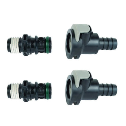 2Pcs Sprayless Connector with Thread Sealant for Universal Applications
