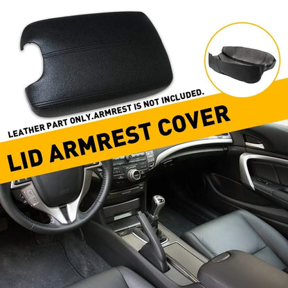 Armrest Cover - Black Leather for Honda Accord 2008-2012