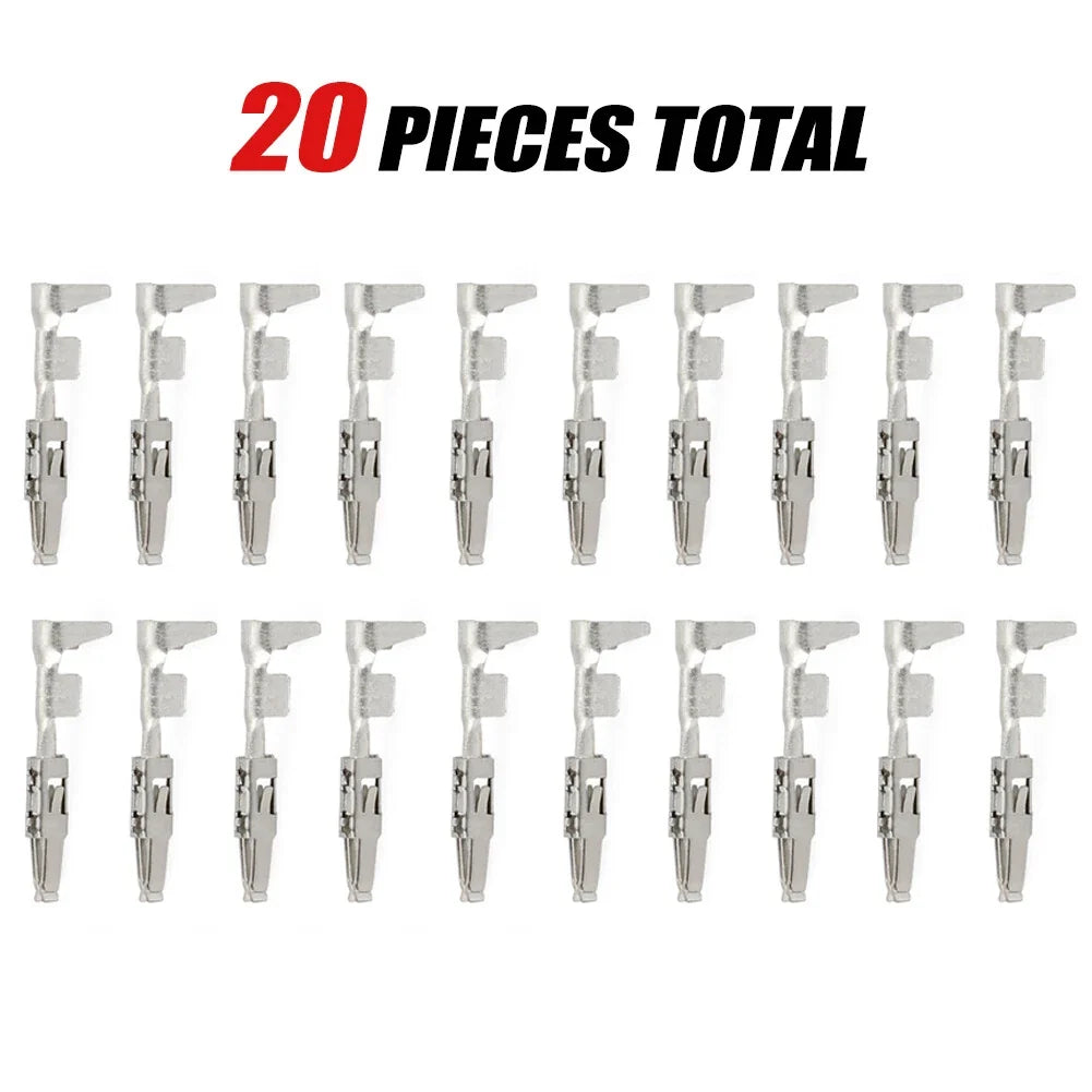 20x TE Connectivity AMP 969005-2 Micro Timer Socket Terminal 24-20 AWG