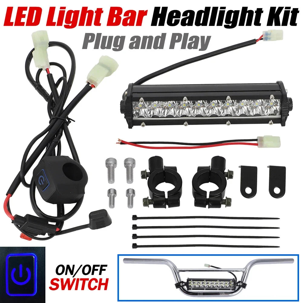 LED Light Bar Kit for Yamaha TTR110E (2008-2021) Headlight
