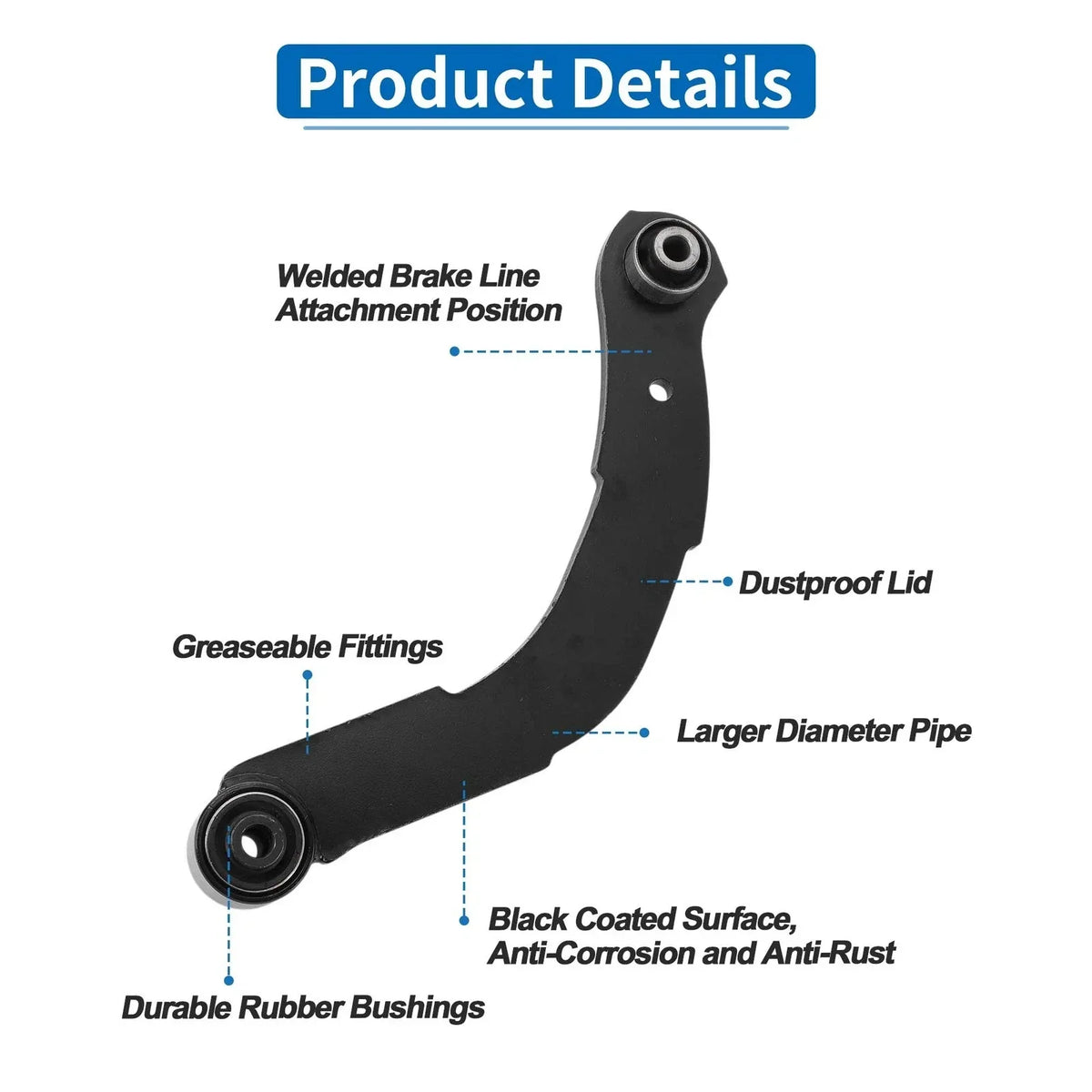 Set of 2 Front Upper Control Arms w/ Ball Joints for 2016-2022 Durango