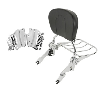 Backrest Sissy Bar & Docking Hardware Kit for Harley Touring Road Glide (2009–2013)