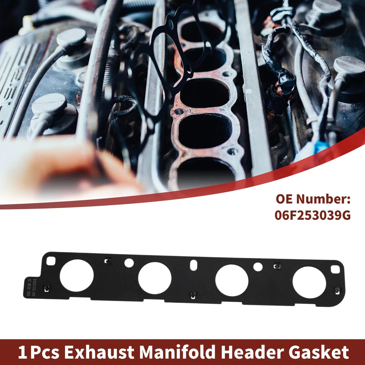 Exhaust Manifold Header Gasket for Volkswagen CC (2008–2016) No. 06F253039G