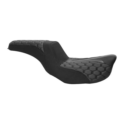 Driver and Passenger Seat Assembly for Dyna Street Bob 2006-2017