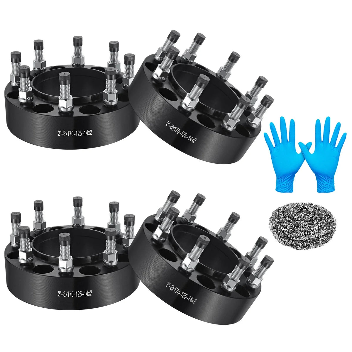 2" 8x170 Hubcentric Wheel Spacers for Ford F-250 F-350 (14x2) (2008–2016)
