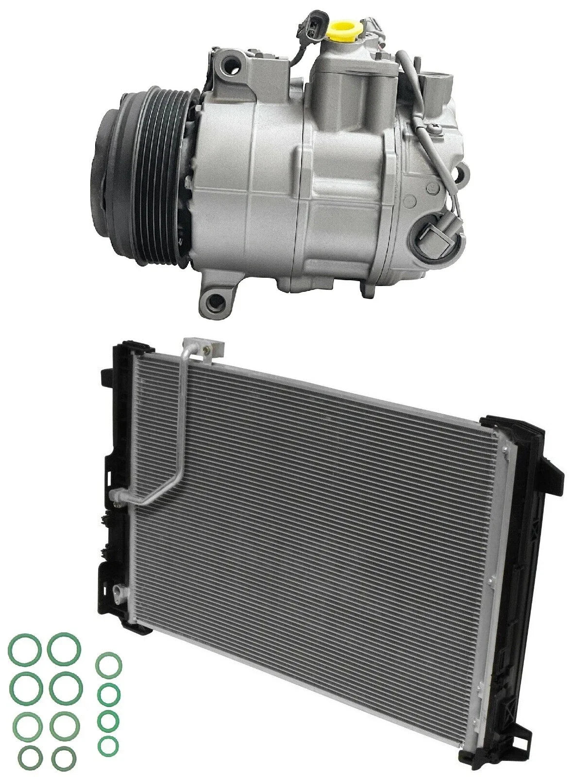 AC Compressor Kit with Condenser for Mercedes GLK250 2.1L (2013–2015)