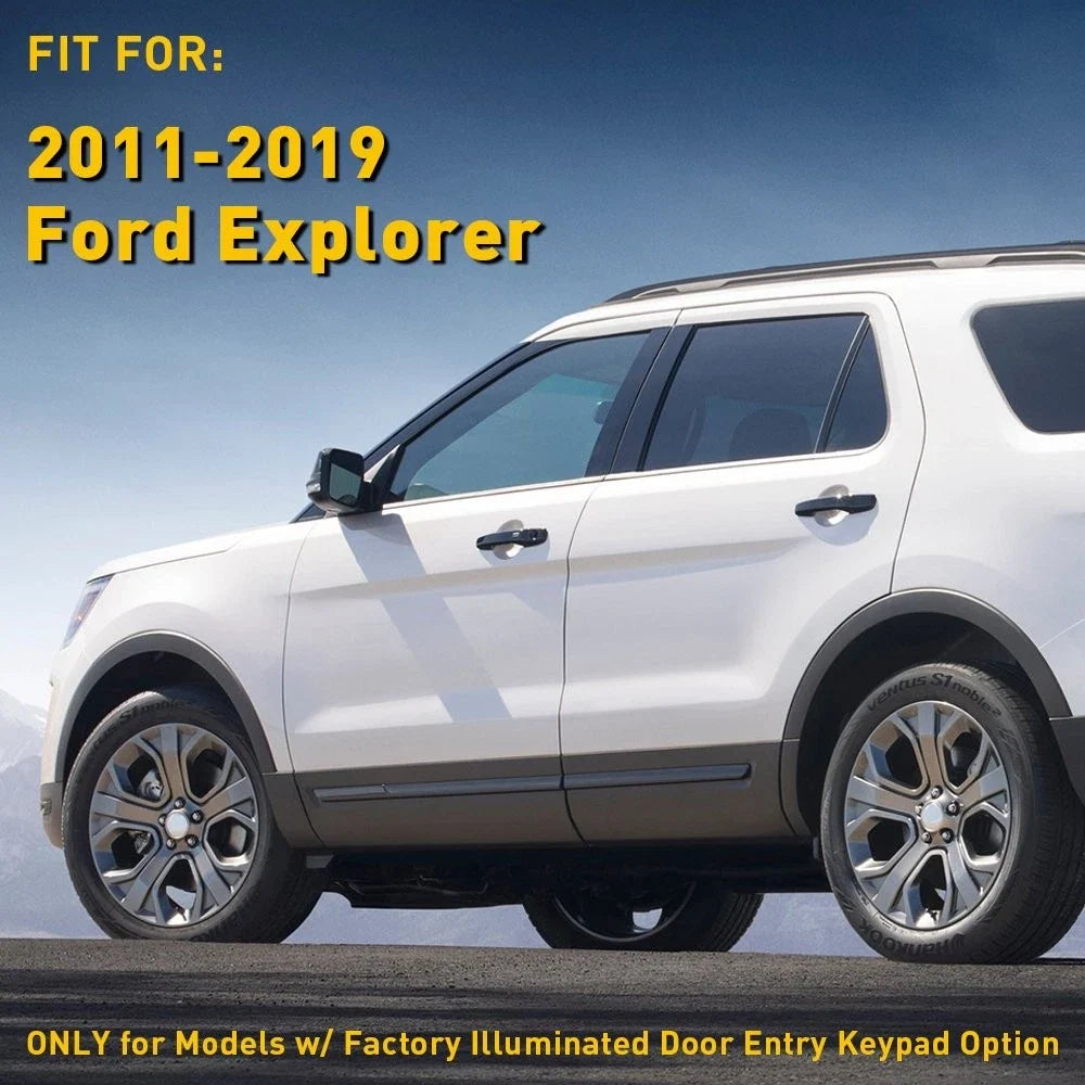 Driver Side Door Entry Keypad Trim Panel for Ford Explorer (2011–2019)