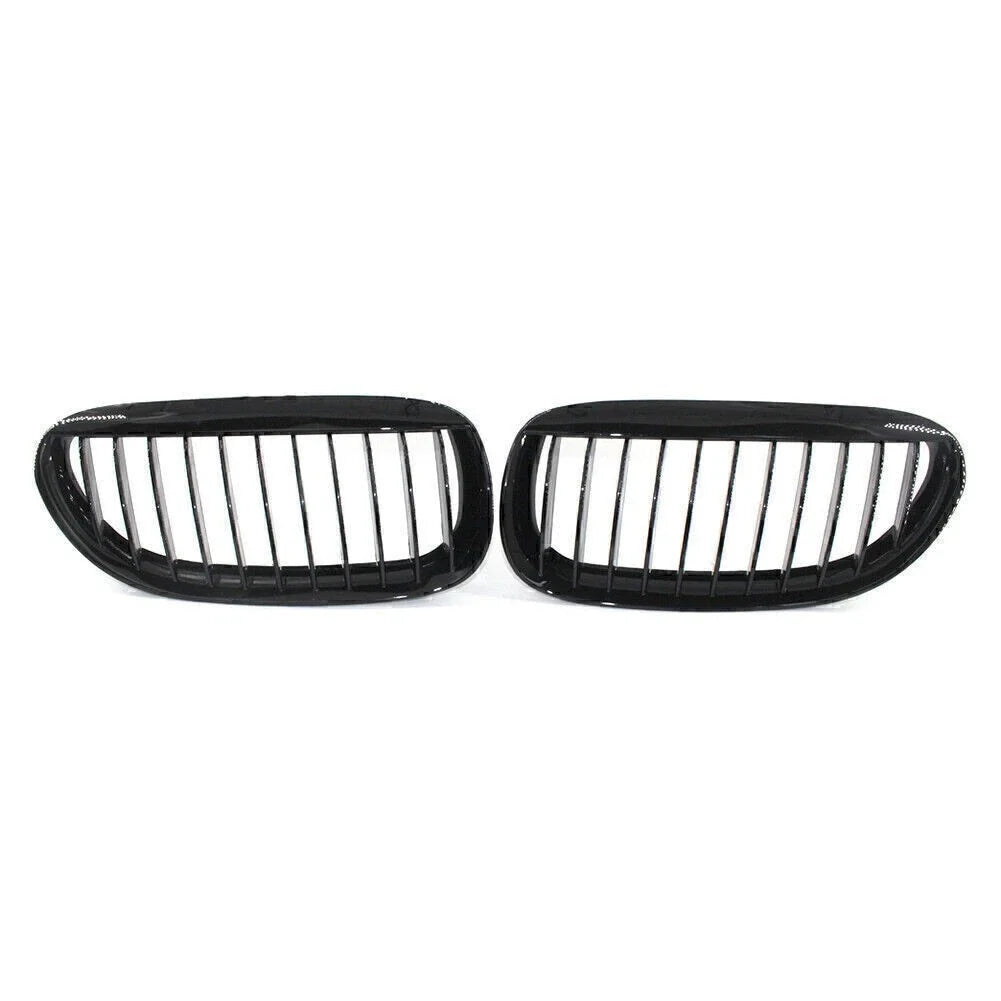 Front Bumper Upper Grill Mesh Grille for BMW M6 E63 E64 (2006–2010) Black