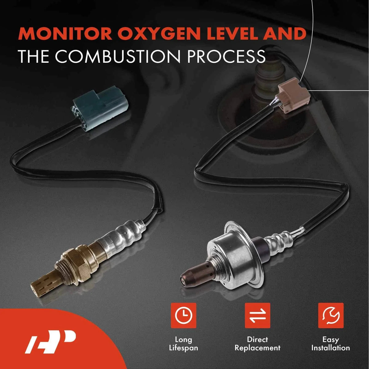 Oxygen Sensor Pair for Nissan Frontier 2013 to 2019 - 2X O2 Sensors