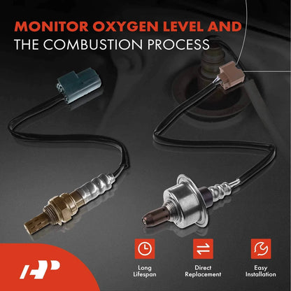 Oxygen Sensor Pair for Nissan Frontier 2013 to 2019 - 2X O2 Sensors