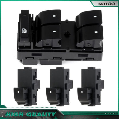 Power Window Switch: 1 Driver & 3 Passengers for GMC Sierra 1500 2007-2013