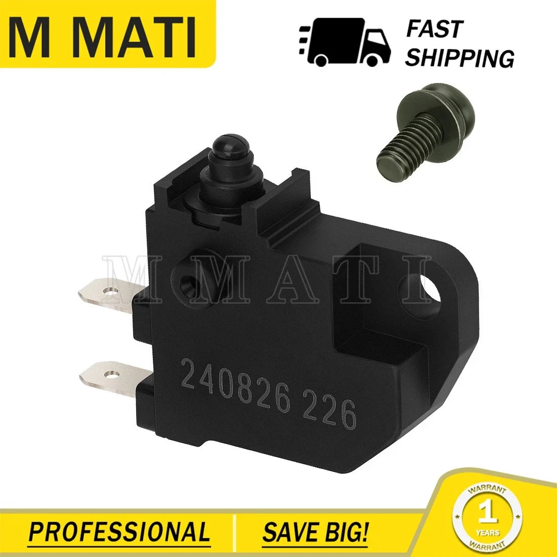 Front Brake Stop Light Switch for Kawasaki ZRX1100 ZRX1200 ZZR1200 ER6N W650 W800 (1997–2006)