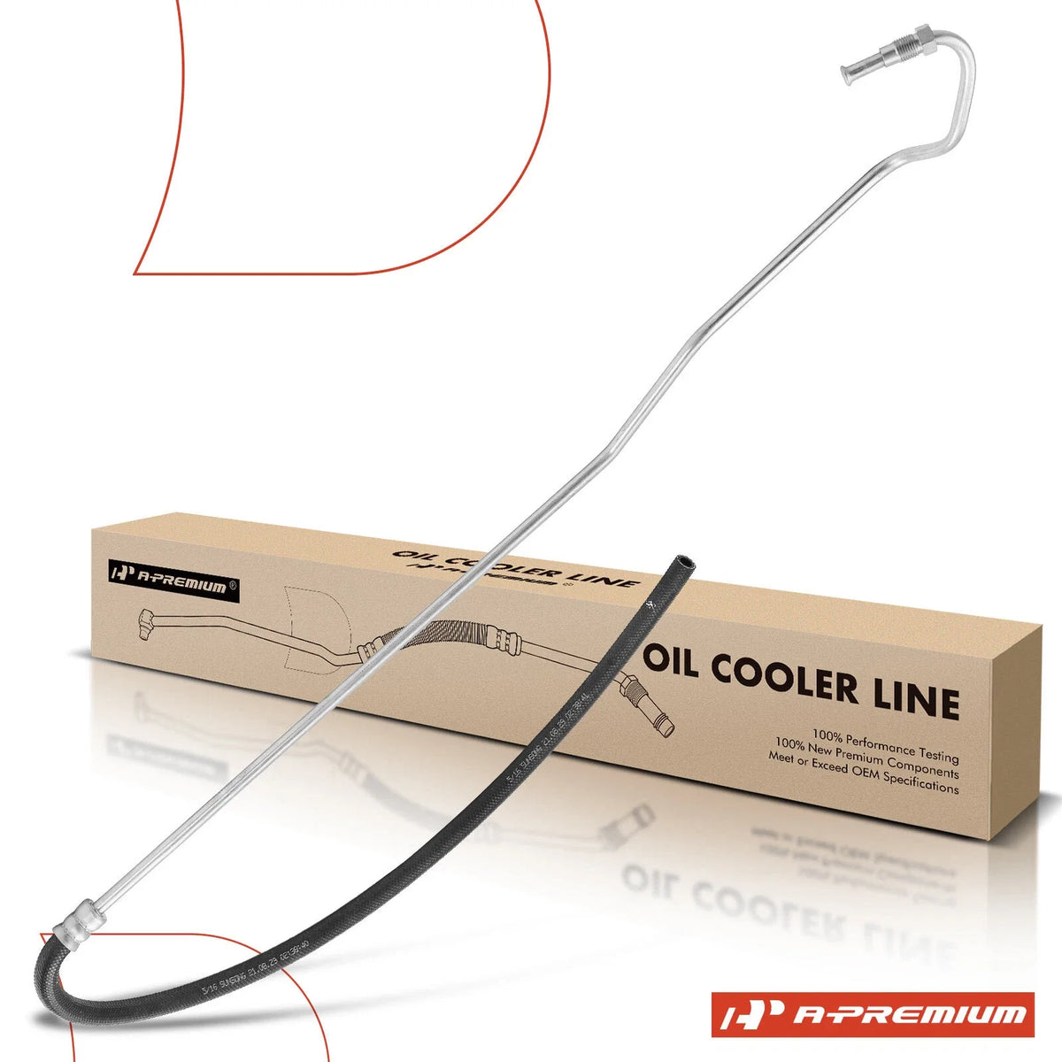 Lower Oil Cooler Hose for Ford Taurus Mercury Sable (1990–1995)