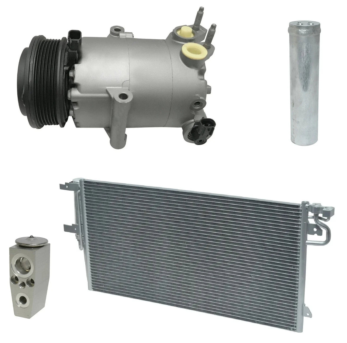 A/C Compressor With Condenser Kit for Ford Escape 1.5L (2018–2018)
