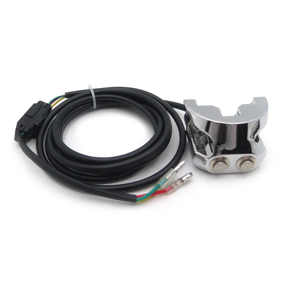 Air Ride Switch Controller Chrome for Harley D, Handlebar Mounted