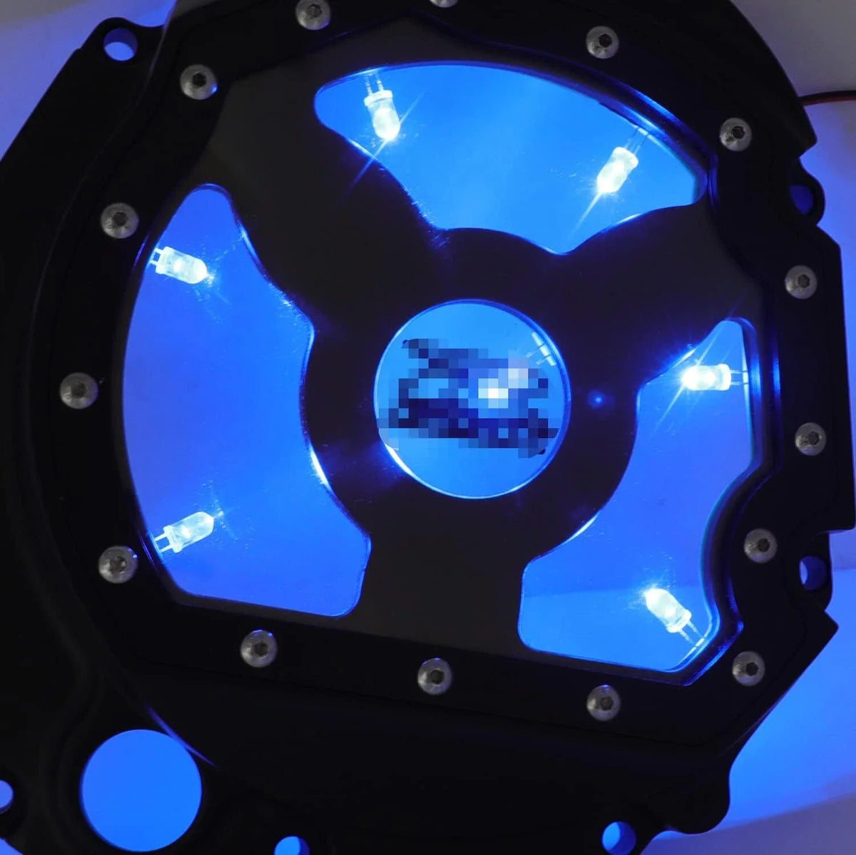 Black Engine Stator Clutch with Blue LED for GSXR600 750 1000 (2001-2005)