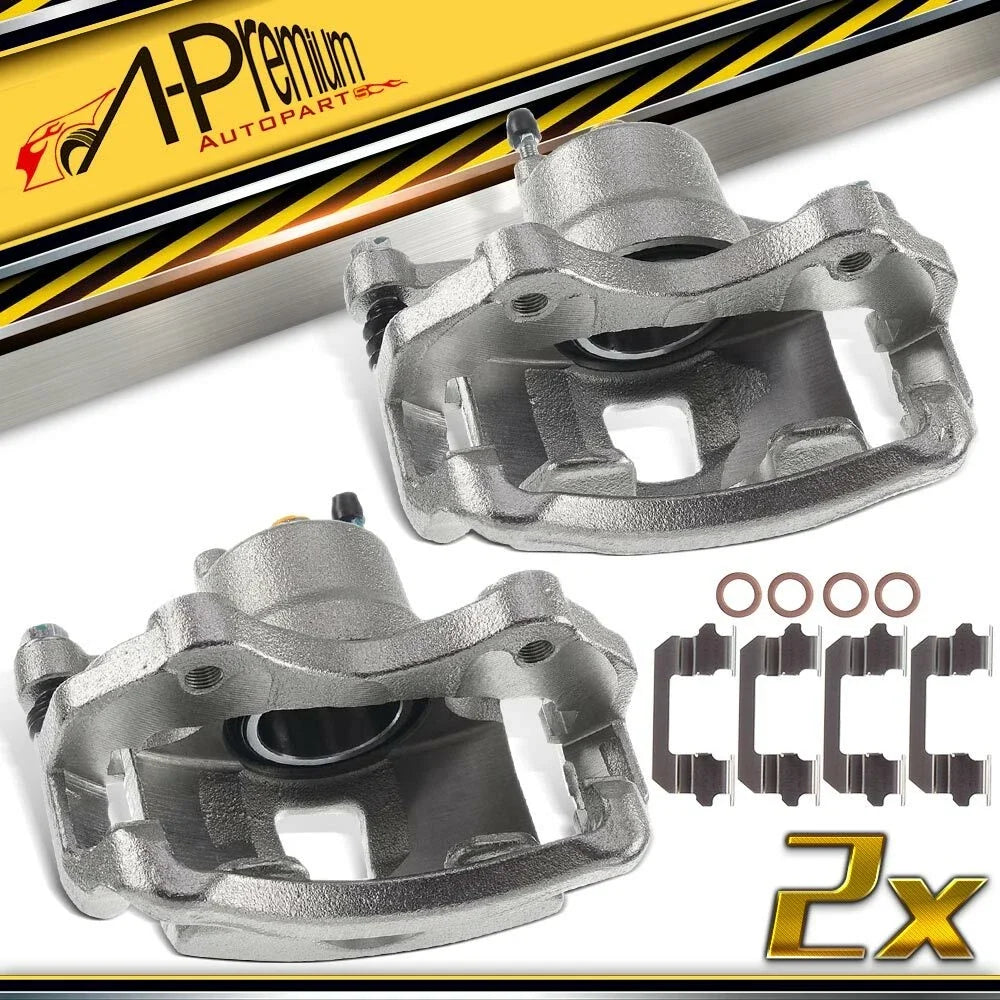 Pair Front Brake Calipers for Nissan Versa (2009–2011)