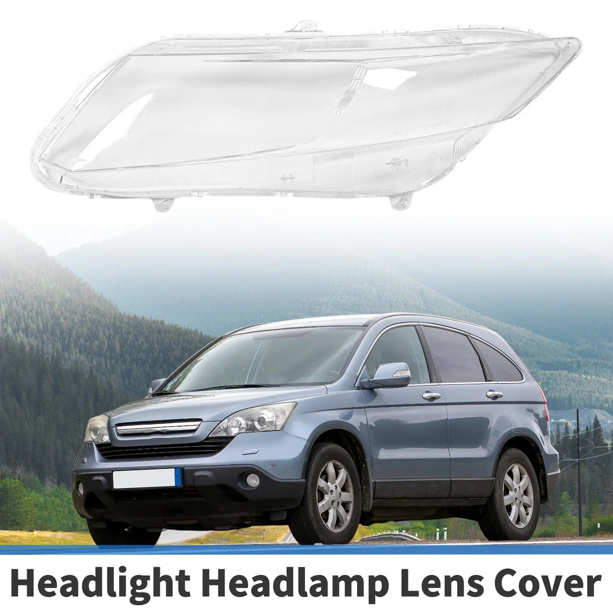 Headlight Lens Cover for Honda Civic (2012–2015) PC Clear