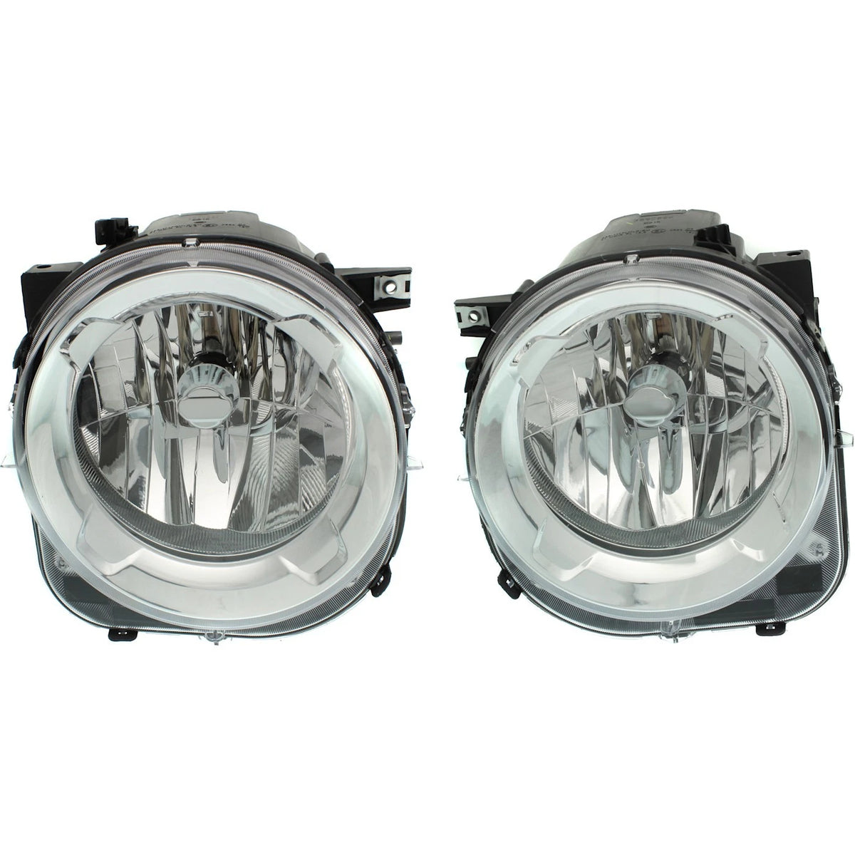 Set of 2 Halogen Headlights for Jeep Renegade (2015–2018) w/Bulbs