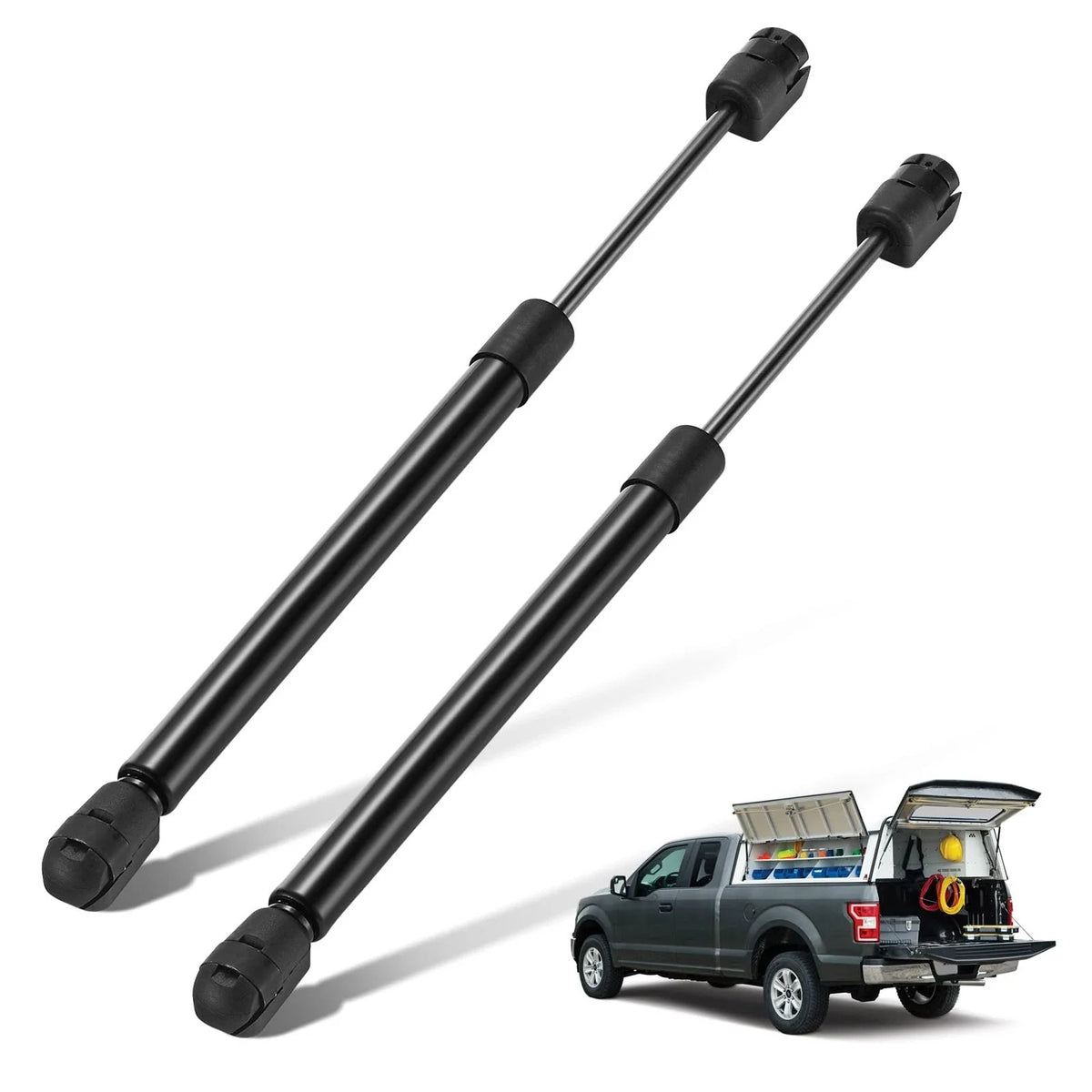 Gas Struts for Leer Camper Shell Topper Rear Window Truck Bed (12 Inch)