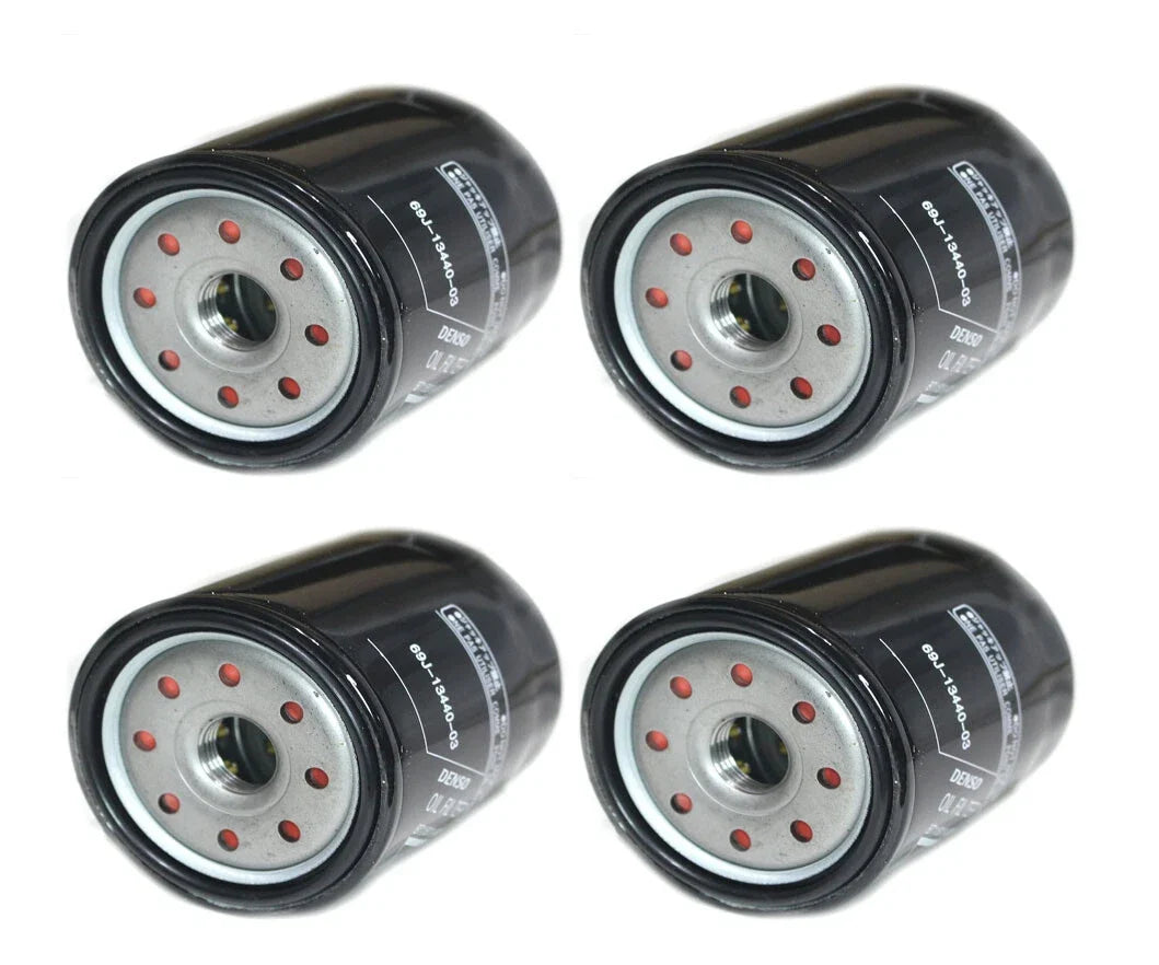 4X Oil Filter N26-13440-02-00 for Yamaha VF200 VF225 VF250 (2000–2023)