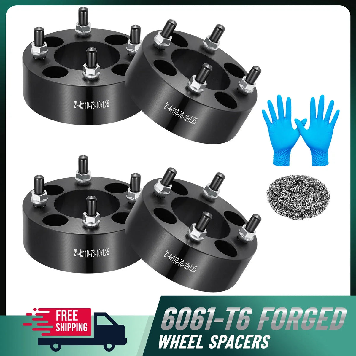 4PCS 2" Wheel Spacers for Honda Rancher 400 420 Recon 250 Rincon 650 (2000–2024)