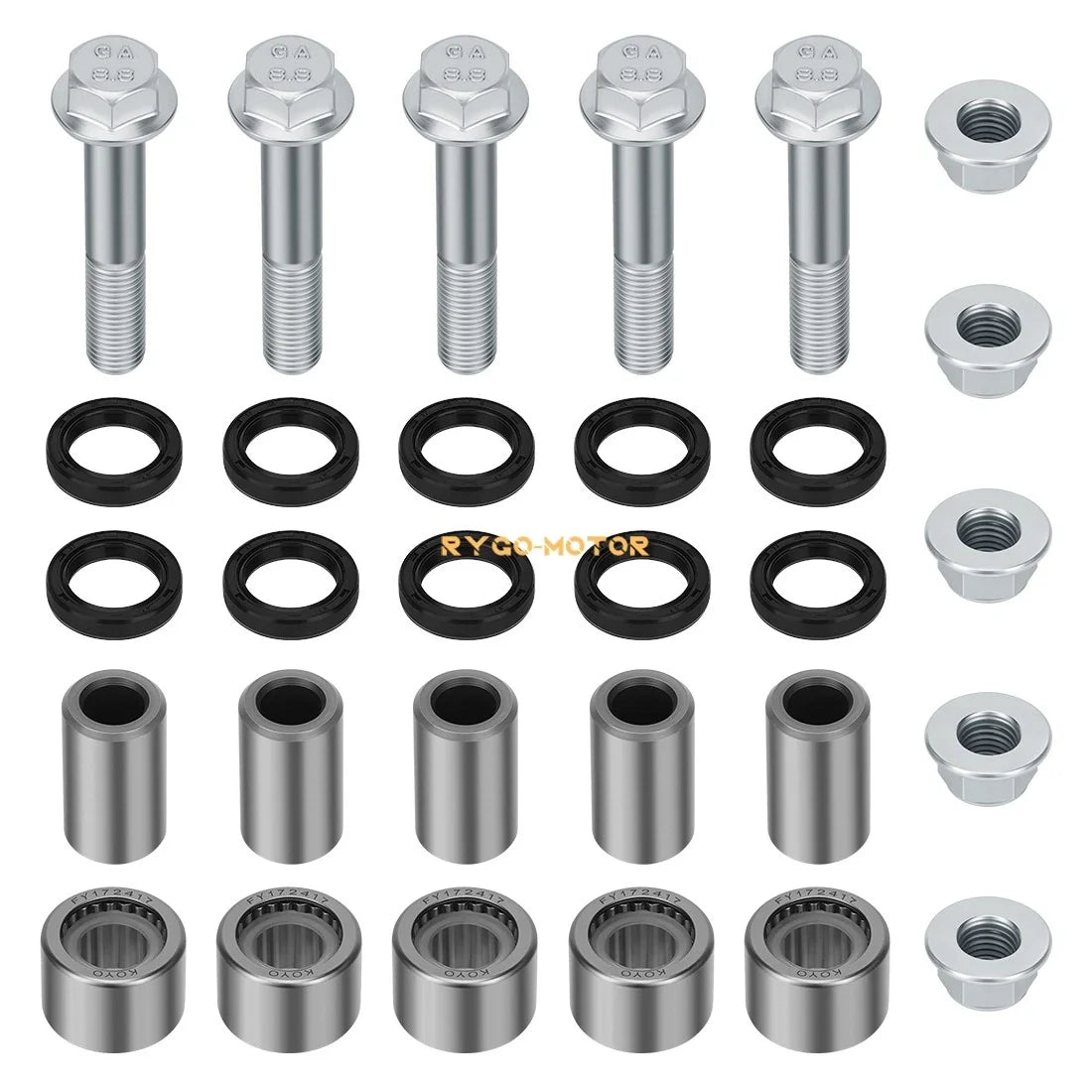 Swing Arm Linkage Bearing Kit & Bolts for Honda Sportrax 400 TRX400X EX (2004–2009)