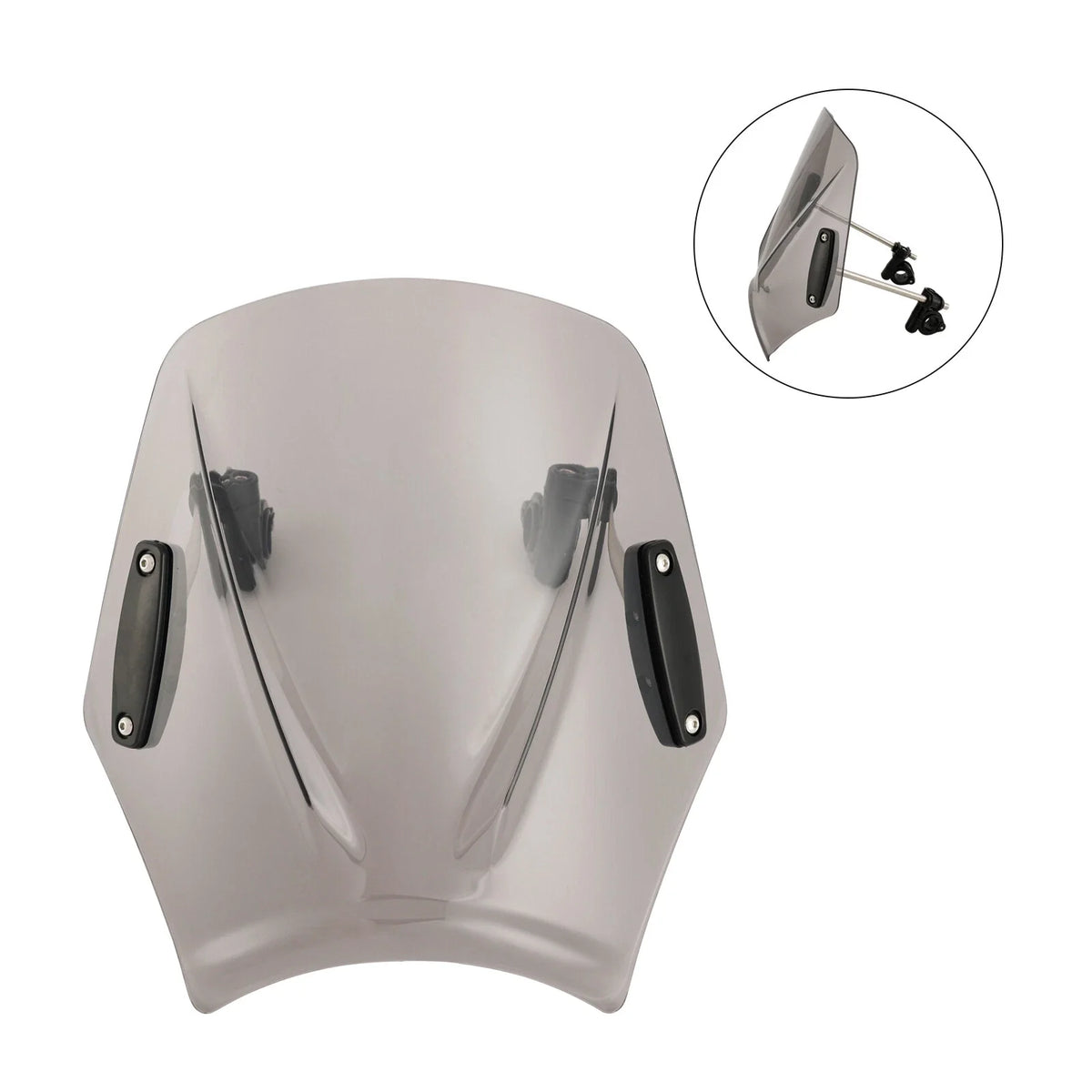 22mm / 7/8" Handlebar Windshield for Universal Motorcycle Use