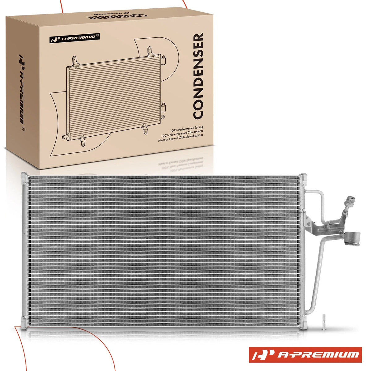 A/C Condenser with Bracket for Chevy Impala (2000–2003)