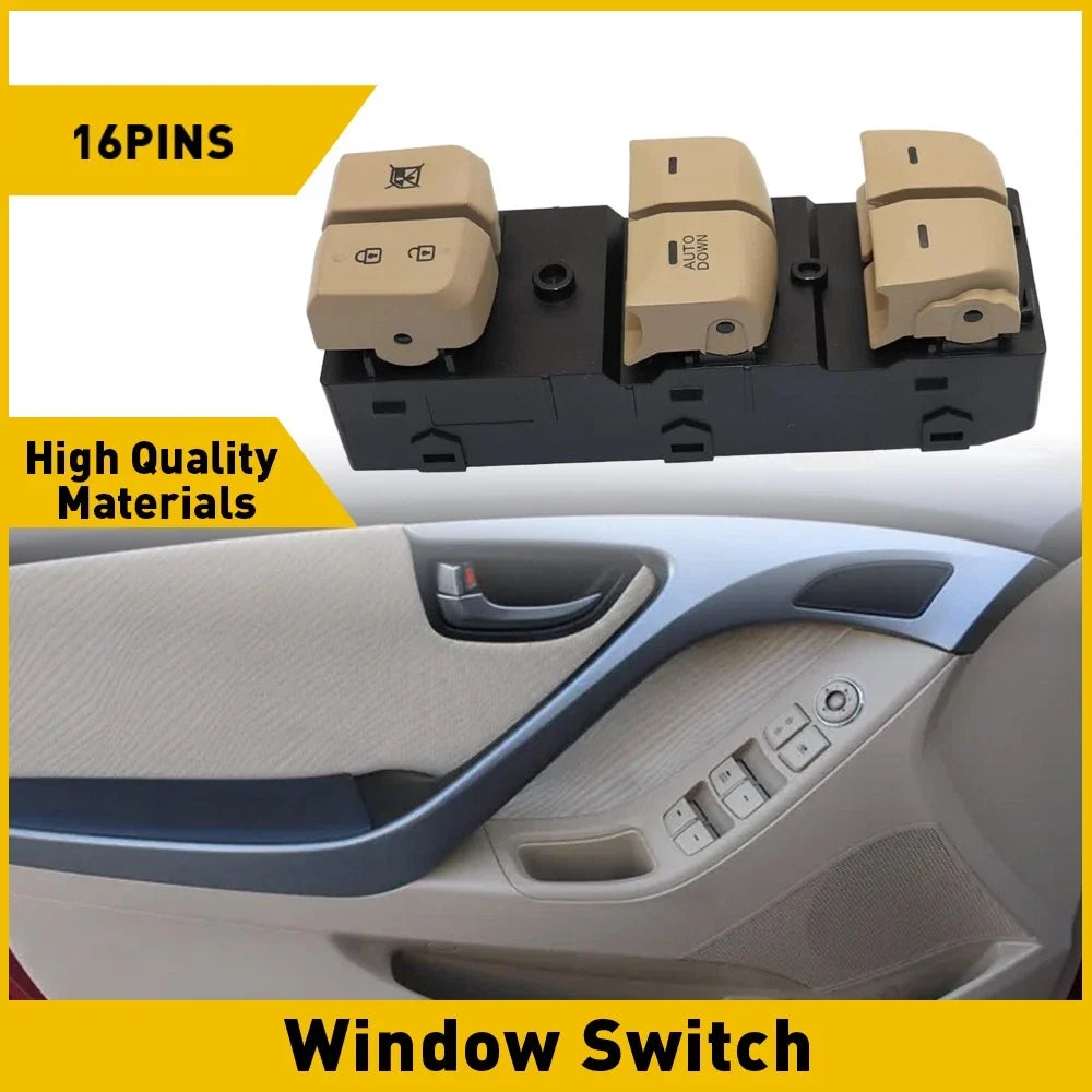 Power Window Switch for Hyundai Elantra (2011–2015)