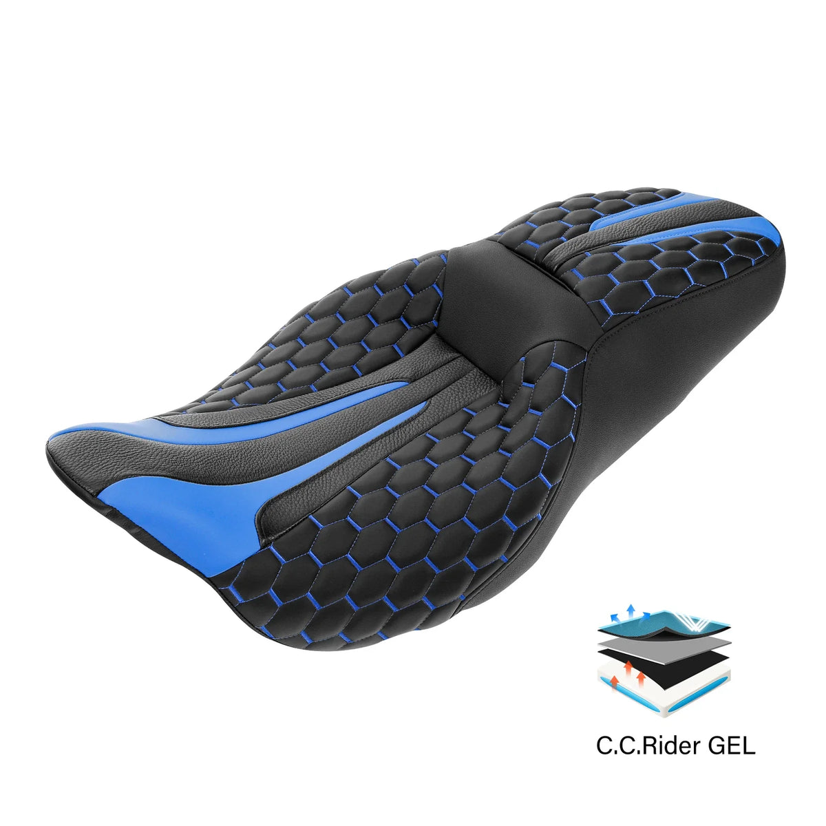 Gel Seat for Harley Models Electra Glide Touring 2009–2023