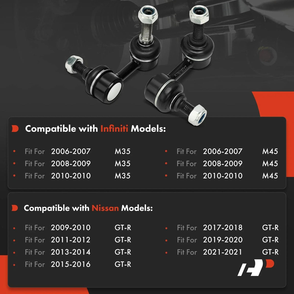 Front Sway Bar Link Pair for Infiniti M35 M45 (2006-2010)
