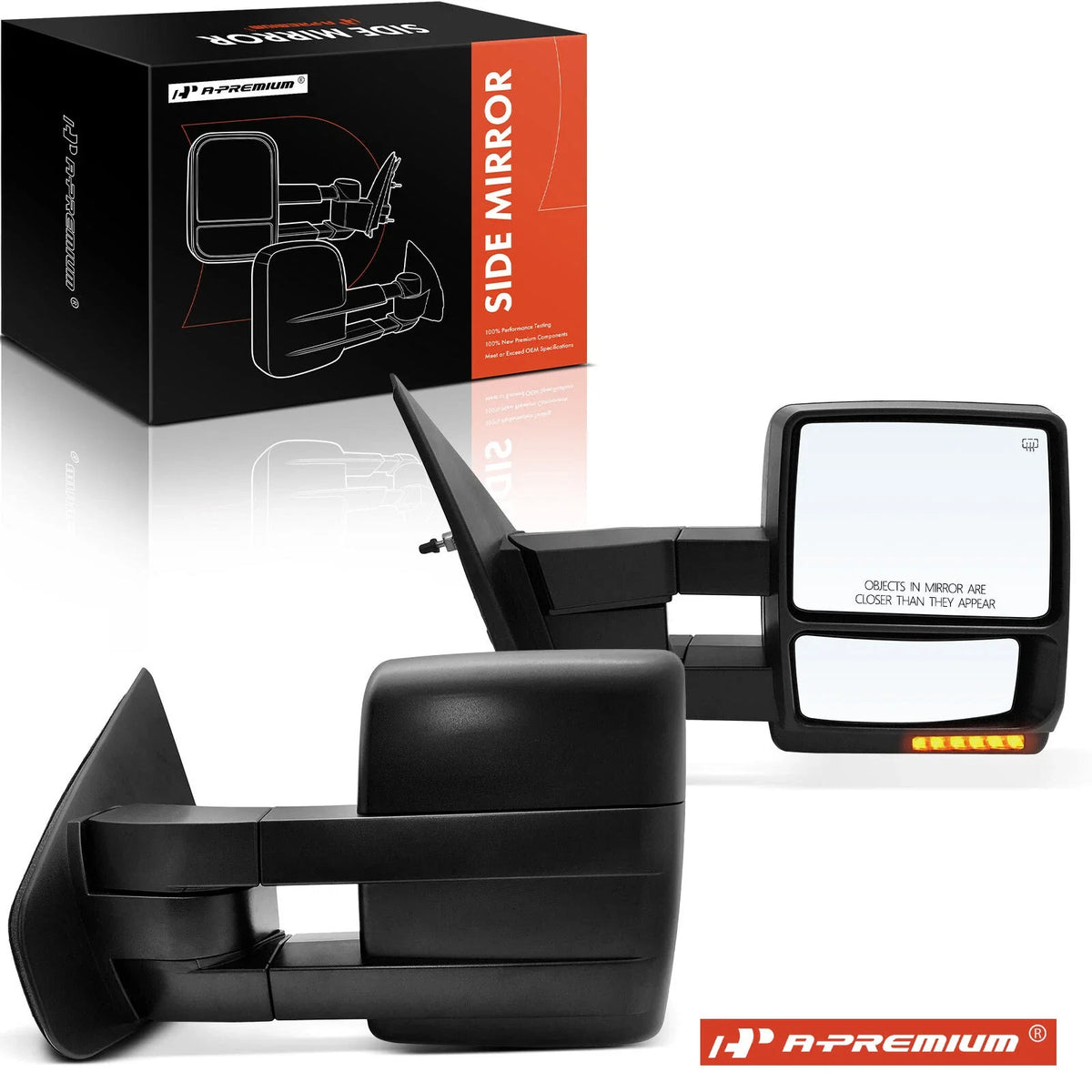 Pair Power Adjust Towing Mirrors for Ford F-150 (2007–2012)