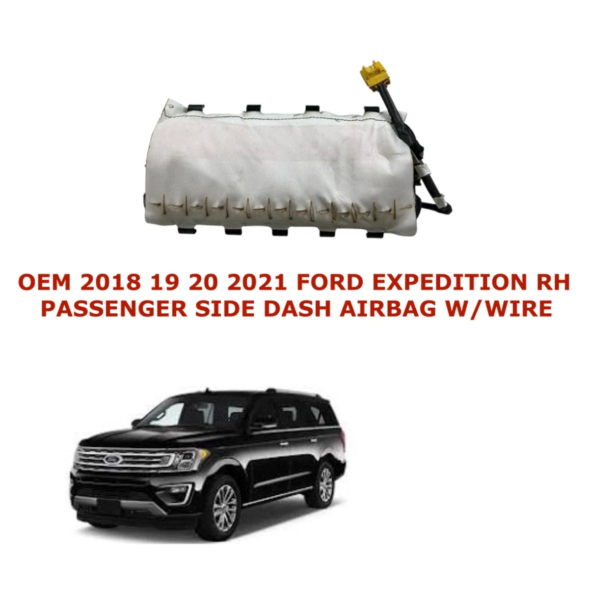 2018-2021 Ford Expedition Right Side Airbag with Wiring Harness