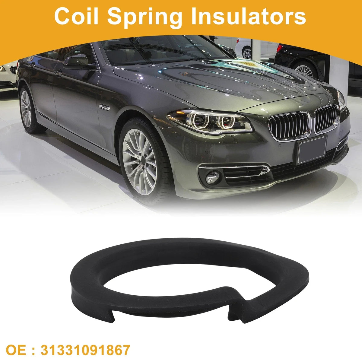 Upper Coil Spring Insulator No. 31331091867 for BMW 528i (1997–2010) Rubber