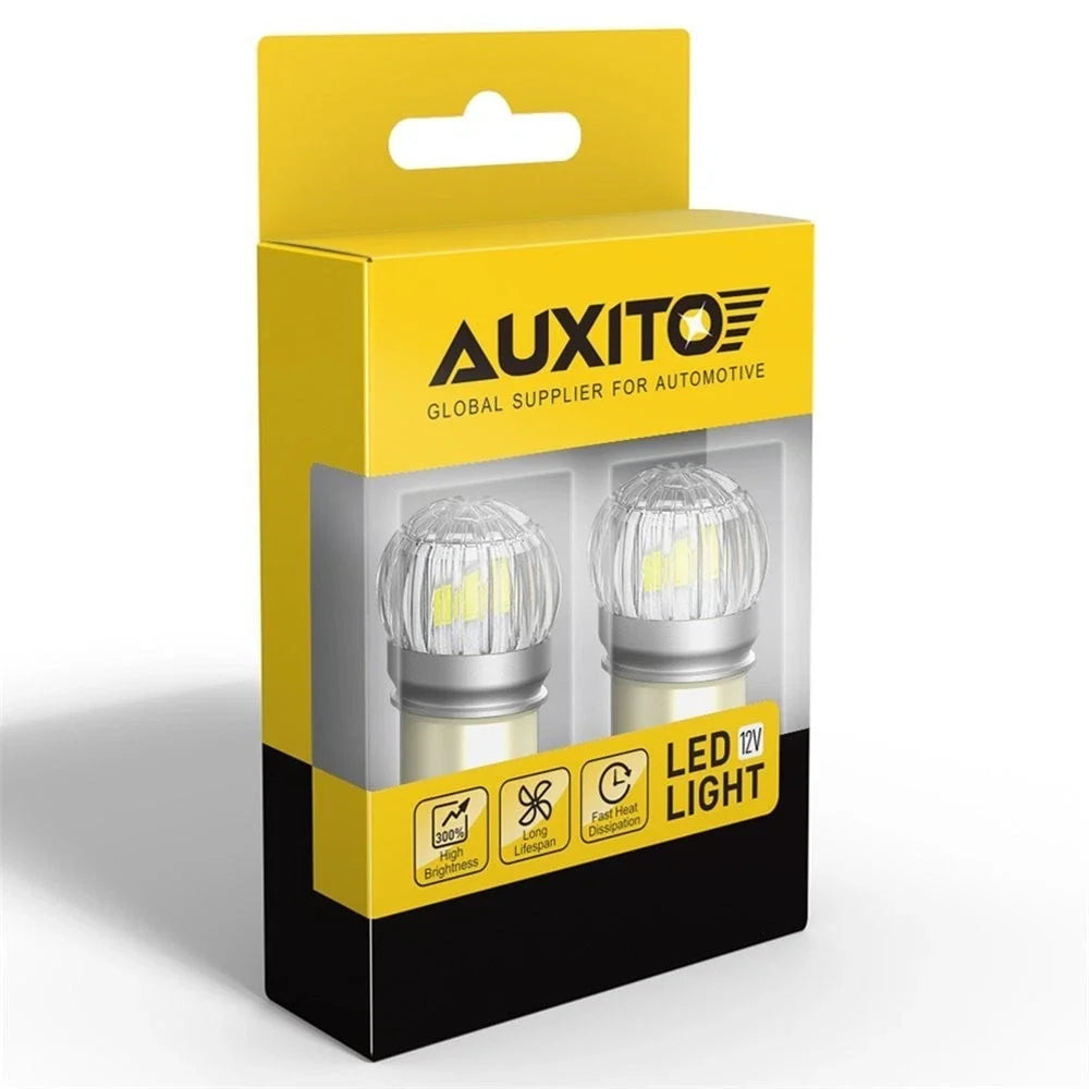 Backup Reverse Brake Light Bulbs 1157 BAY15D LED - Set of 2 (6000K)