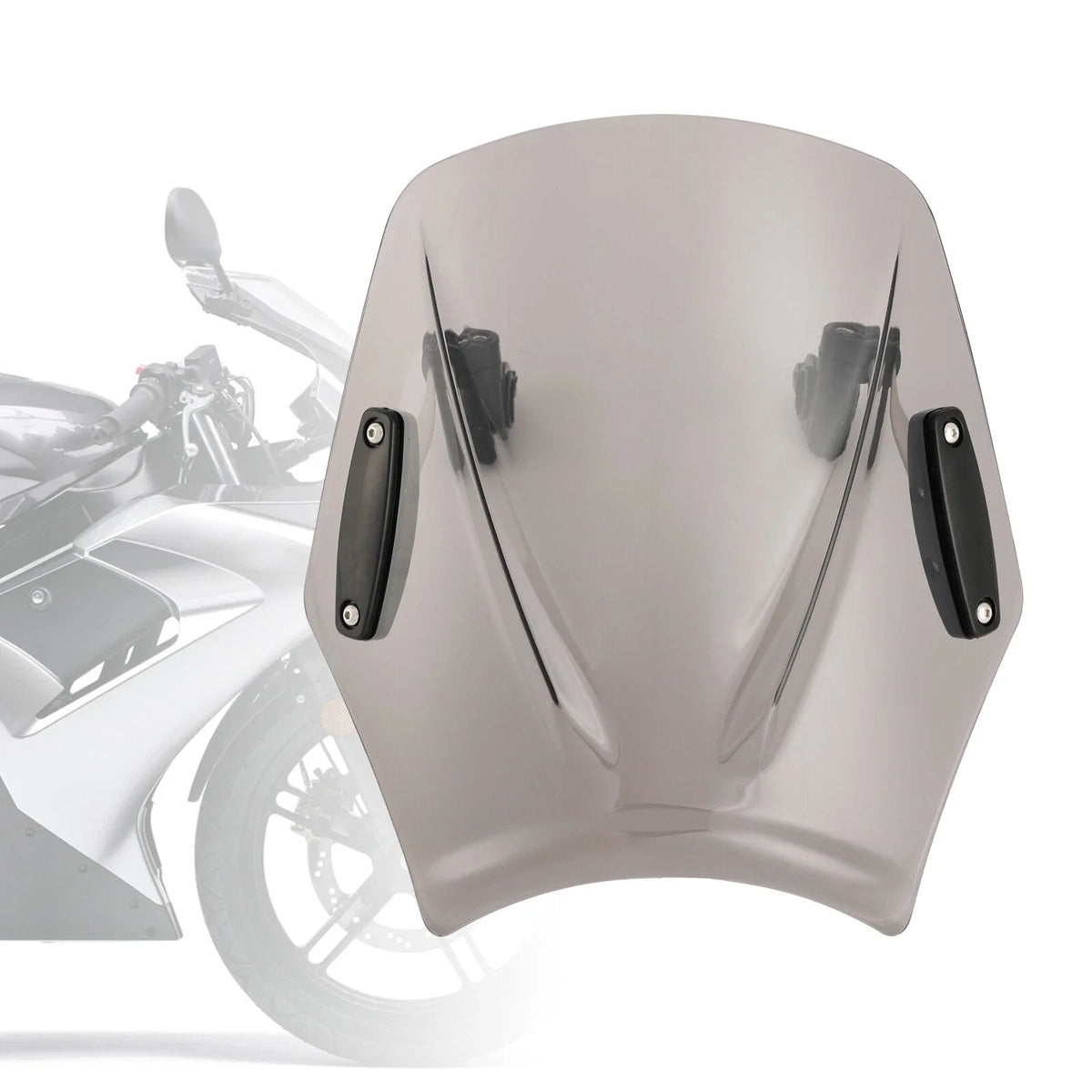 22mm / 7/8" Handlebar Windshield for Universal Motorcycle Use