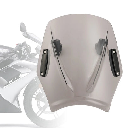 22mm / 7/8" Handlebar Windshield for Universal Motorcycle Use