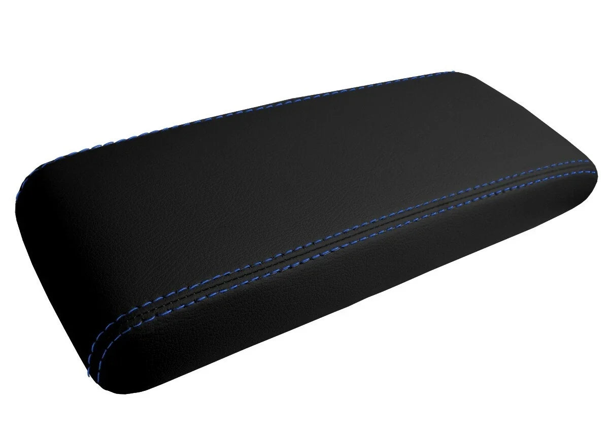 Console Lid Pull Over Cover for Toyota Supra (1986–1992) Blue Stitch