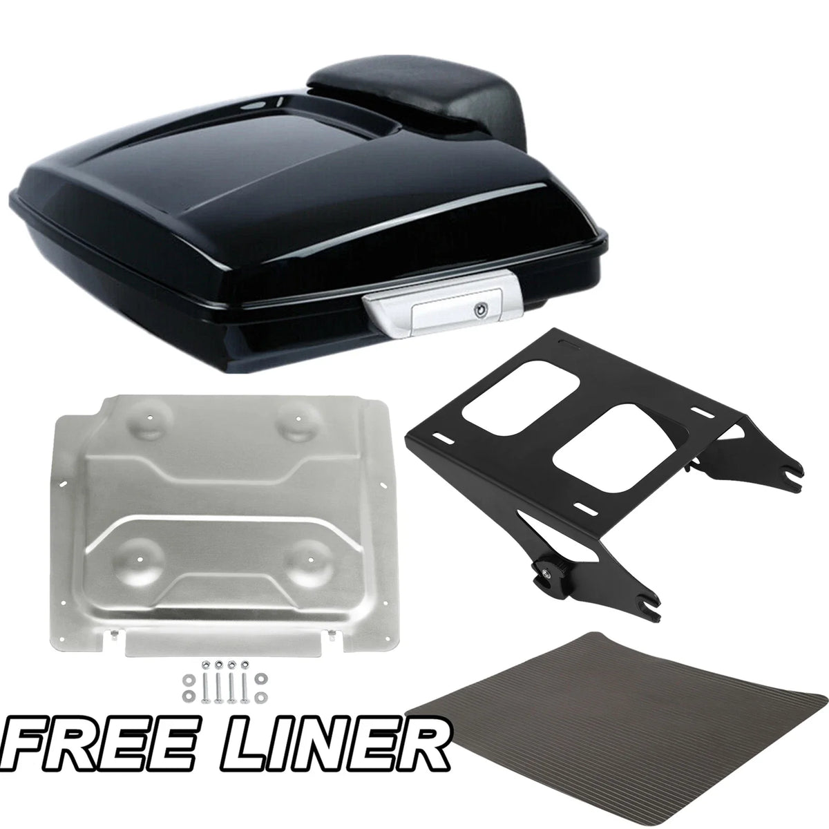 Trunk Backrest Pad Mount Plate - Harley Touring (2014-2026)